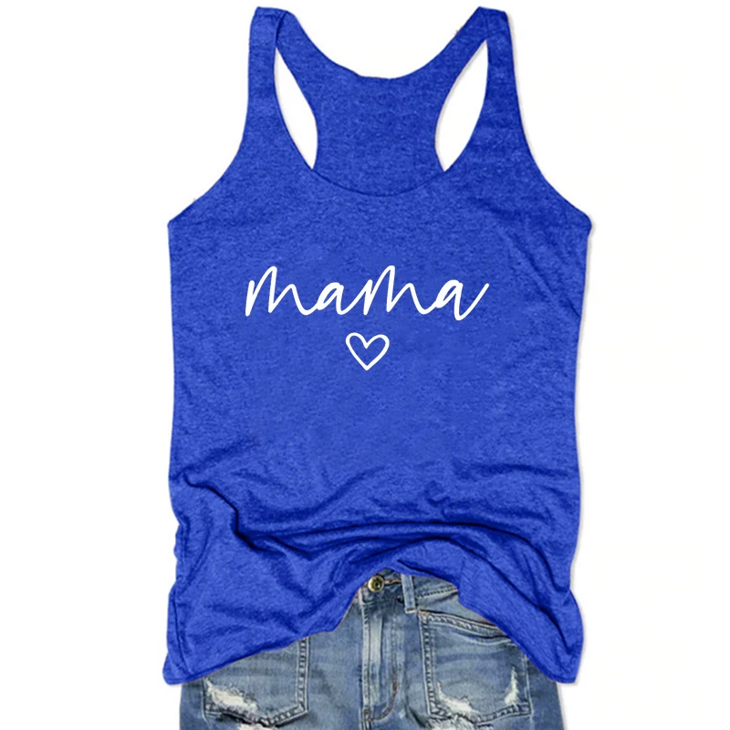 Mama Tank Top Cute Tank Top Mom Tank Top Gift To Mom Mother's Day Gift Vintage Pink Goth Women Clothing