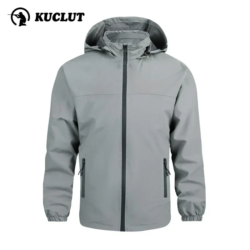 New Outdoors Men's Tactical Charge Jacket Detachable Hat Soft Shell Windproof Windbreaker Casual Minimalist Big Pocket Overcoat