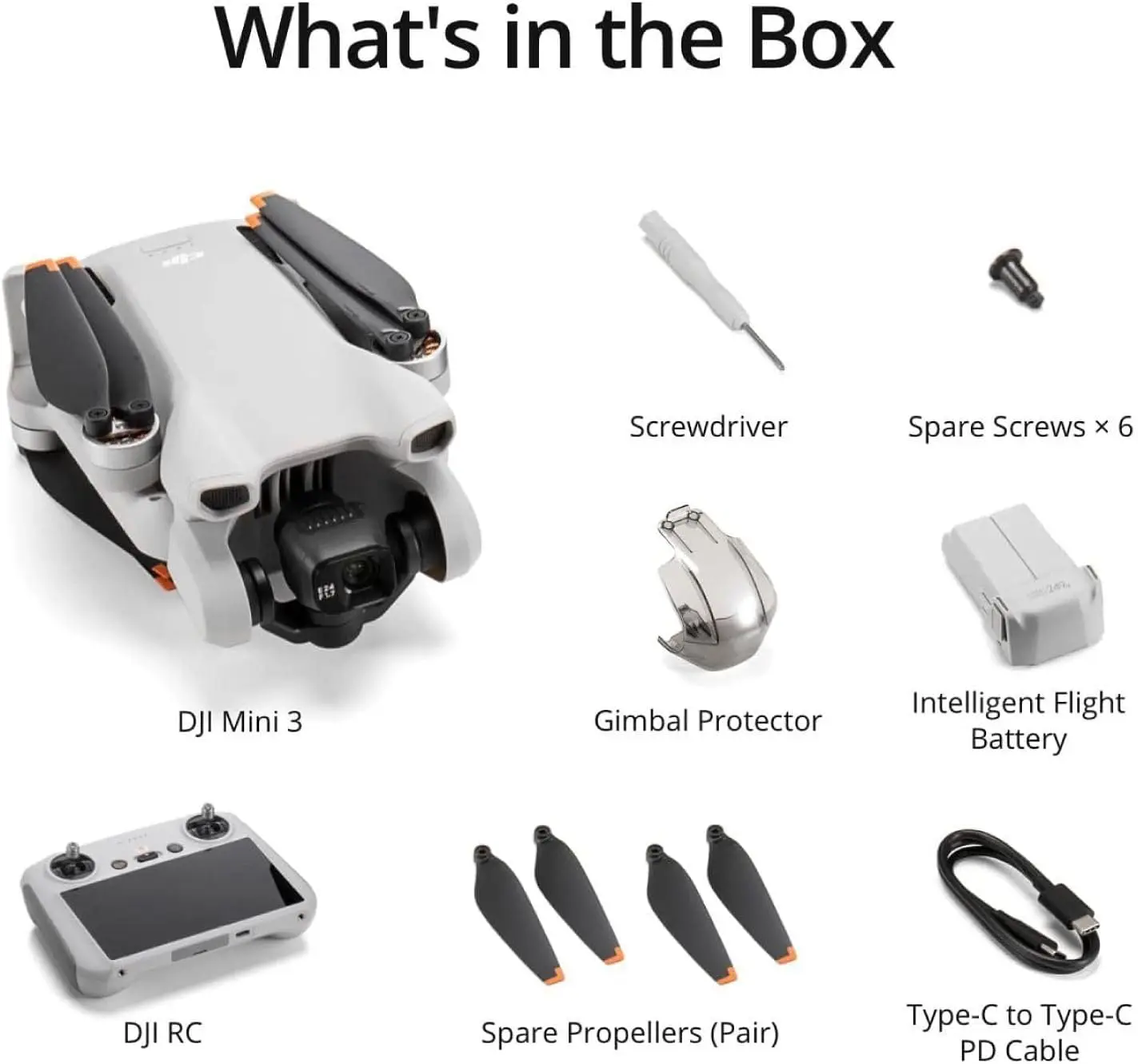 Refurbish Open Box DJI Mini 3 (DJI RC2), Lightweight 3x Mechanical Gimbal Drones with Camera for Adults 4K, 38-min Flight Time, up to 32800ft (10km) Video Transmission, Vertical Shooting, GPS Auto Return Integrated