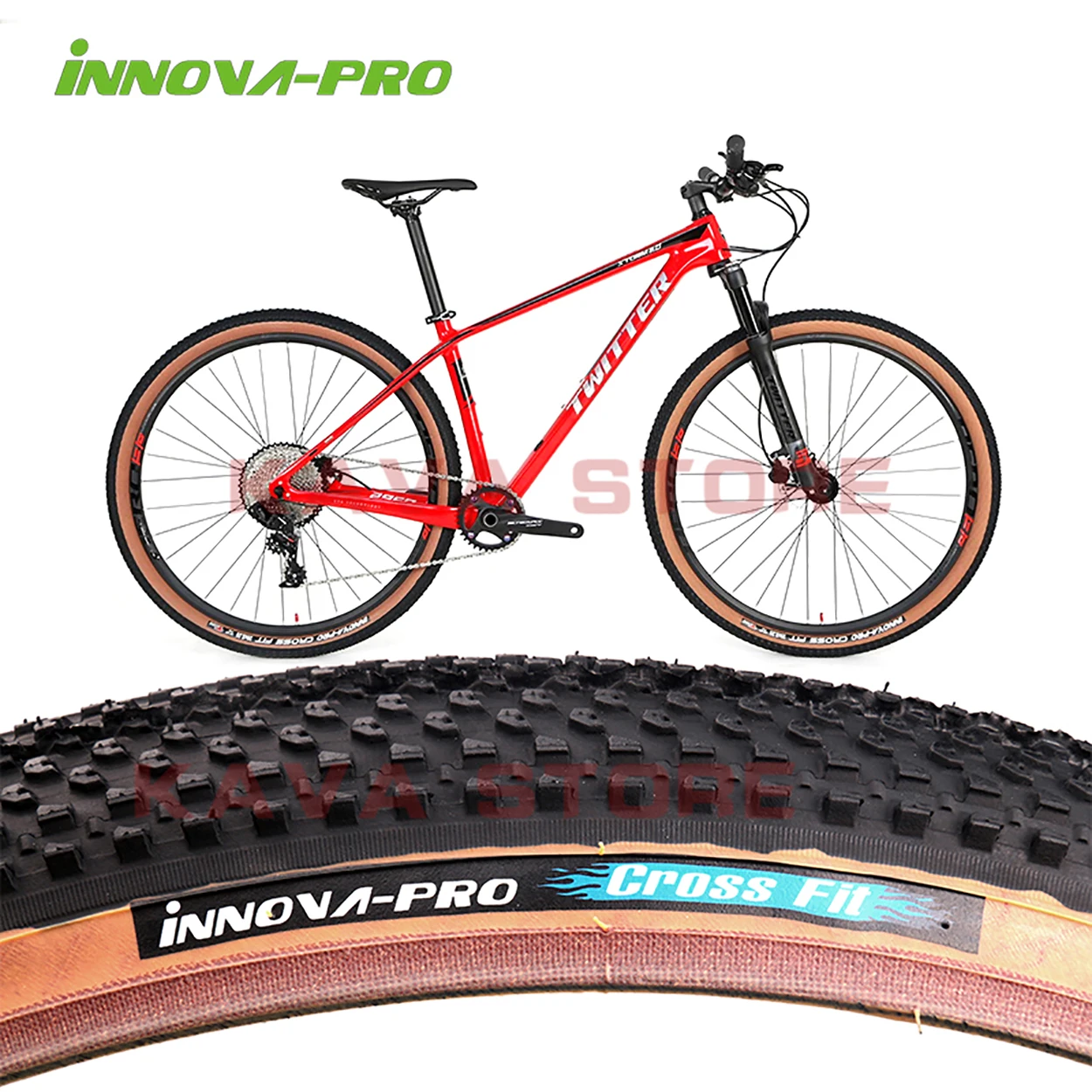 Innova Bicycle Tire 26*2.0 27.5*2.25 60TPI MTB Mountain Bike Tires 27.5*2.1 29*2.1 Road Bike Tyre Ultra Ligth Anti Puncture