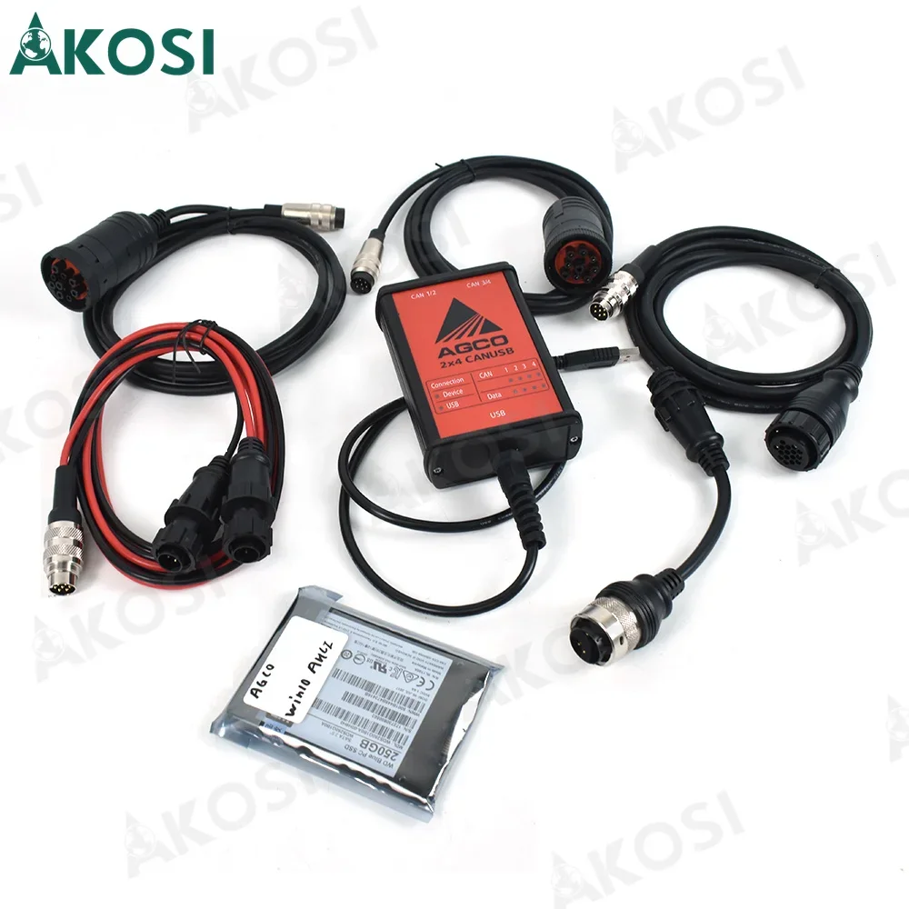 For AGCO Diagnostic kit FOR AGCO CANBUS FENDT FenDias Massey Ferguson FOR AGCO SISU Power Win EEM4 Service Tools