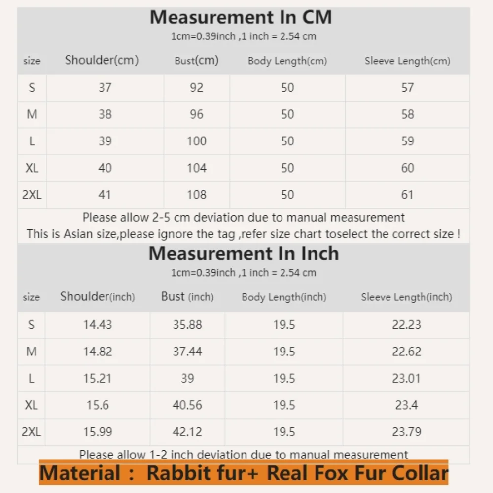سترة فرو الثعلب الشتاء للنساء 2024 معطف فرو الأرنب الحقيقي الجديد مع ياقة فرو الثعلب صدرية فرو الأرنب كاملة شارع العليا #6
