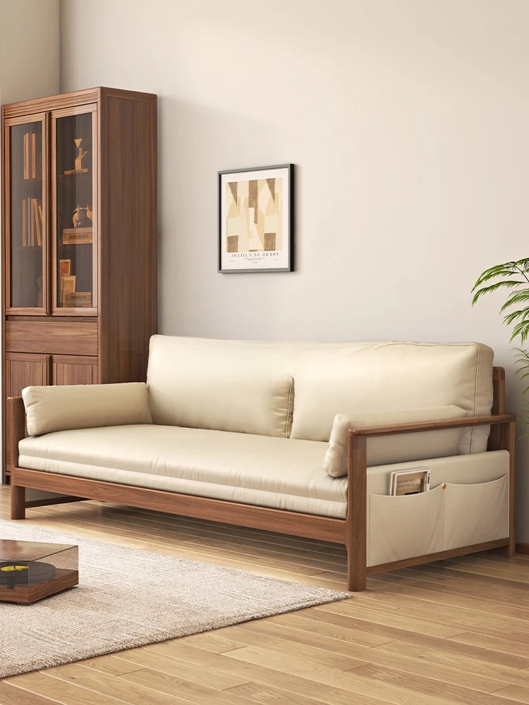 

Sofa bed dual-purpose solid wood push-pull small apartment foldable Japanese retractable arhat bed