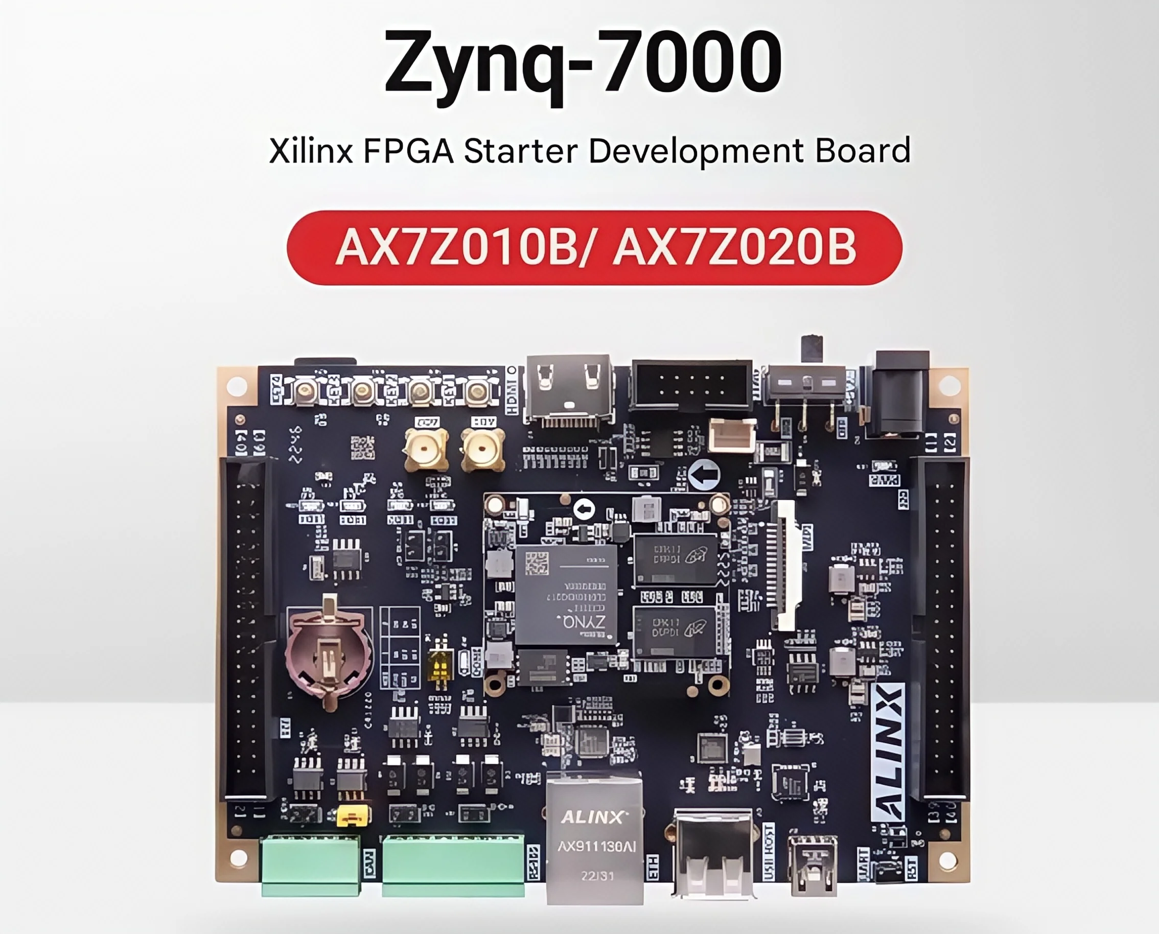 

ALINX Черное золото FPGA Макетная плата Xilinx Zynq Макетная плата 7020B 7010B 7000 Linux ARM