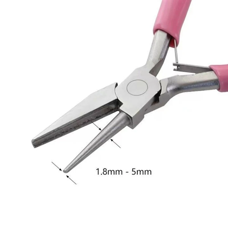 Jewelry Pliers with Half Round Nose Bail Making Pliers Wire Bending Pliers Essential Tool for Crafting and Jewelry