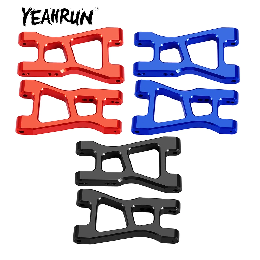 

YEAHRUN синие/красные/черные передние/задние рычаги подвески для 1/18 радиоуправляемого автомобиля latrax teton, запасные части для обновления