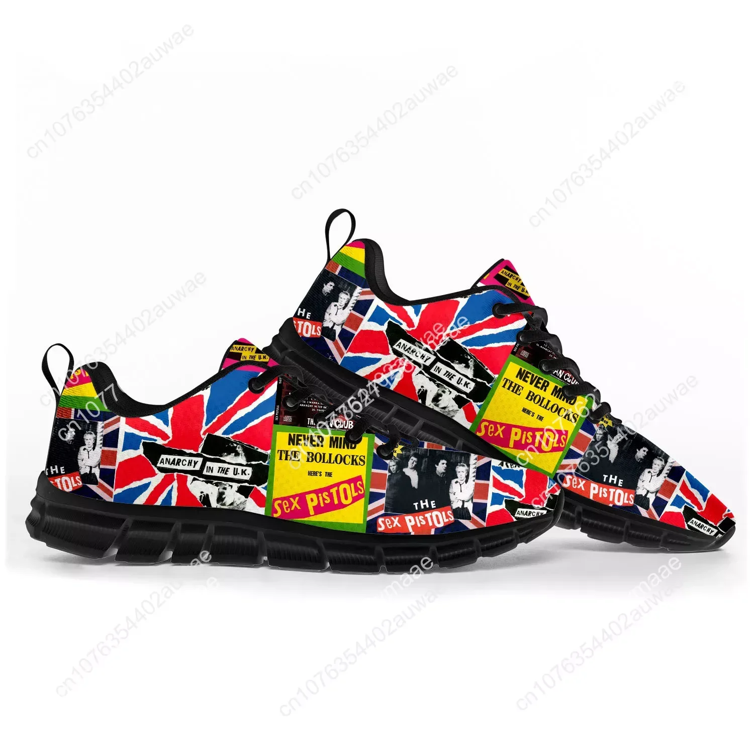 Sex Pistols Punk Rock Band Sports Shoes Mens Womens Teenager Kids Children Sneakers Casual Custom High Quality Couple Shoes