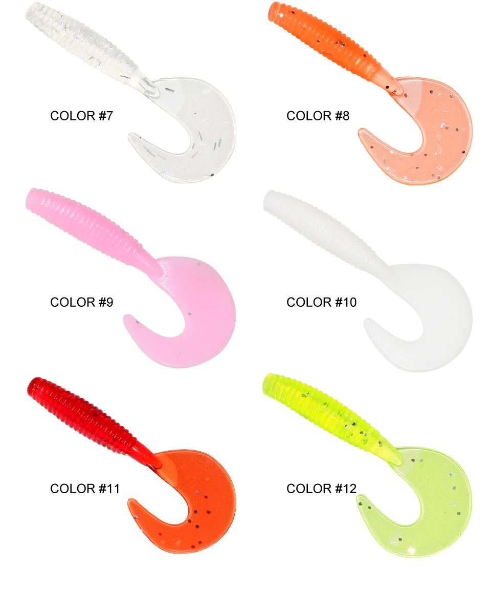 120 Stücke Neue Weiche Köder 4cm 0,4g Angelköder Kunststoff Silikon Wurm Moggot Grub Köder Salzwasser Wobbler Karpfen Swimbait für Hecht Werkzeug – Detail 4