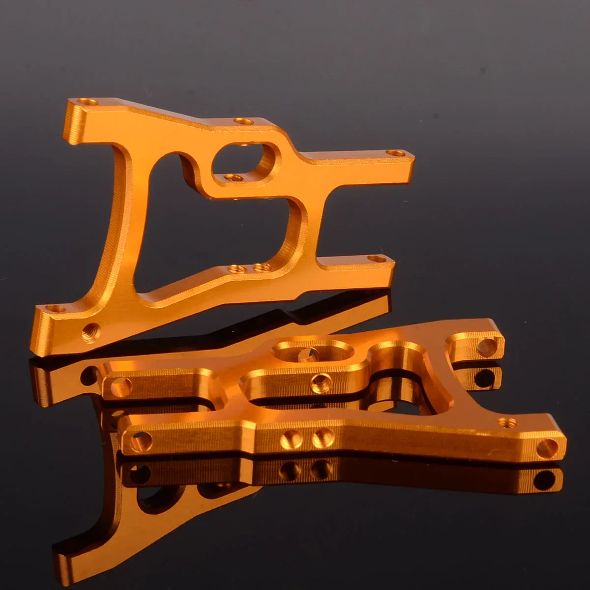 Brazo de suspensión inferior trasero de aluminio # 02007/02160 Piezas de mejora para coche de deriva en carretera HSP 1/10 RC