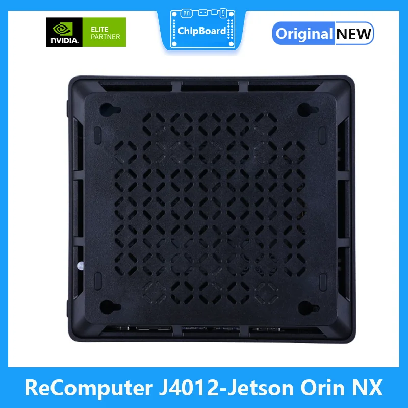 ReComputer J4012-Edge AI Gerät mit NVIDIA Jetson Orin NX 16GB Modul, 4xUSB 3.2, m.2 Schlüssel E & Key M Slot, Aluminium Fall