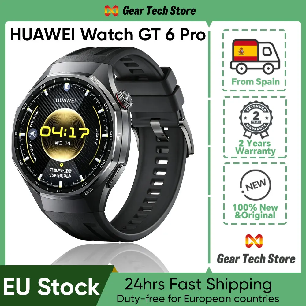 Reloj inteligente HUAWEI Watch GT 6 Pro de 46 mm, pantalla AMOLED de 1,47 pulga…