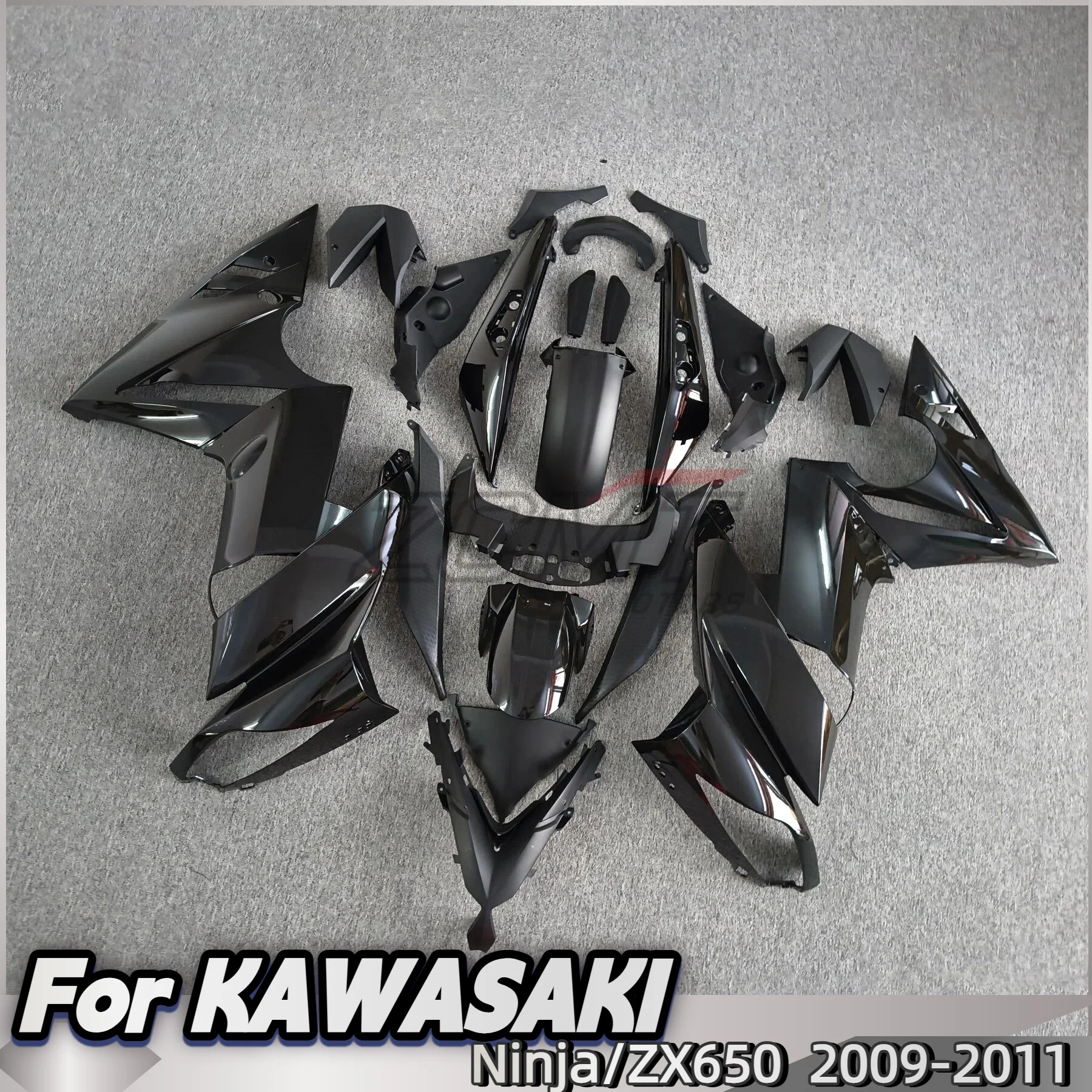 

ABS Motorcycle Fairings Are Suitable For KAWASAKI ZX650 Front Mudguard Sand Plates And Mudguards With Carbon Painted in2009-2011