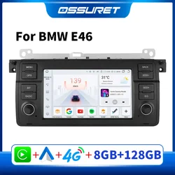 Stereo samochodowe z androidem Radio dla BMW E46 M3 316 323 328 318 320 325 330 335 1998 - 2006 samochodowy odtwarzacz multimedialny WIFI GPS Carplay 7862