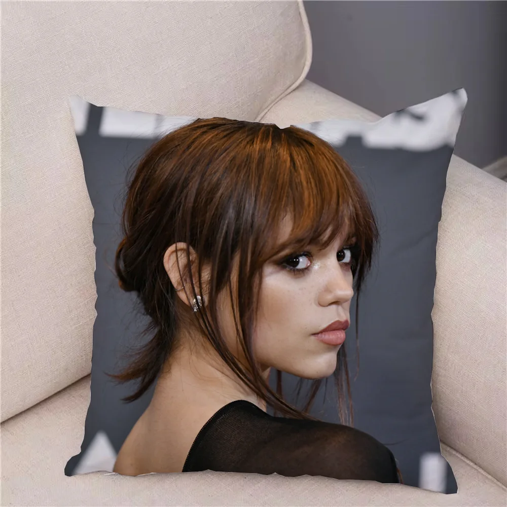 Cushions for Decorative Sofa Cushions Covers Jenna Ortega Children's Cushion Cover Short Plush Decoration Living Room Pillow Car