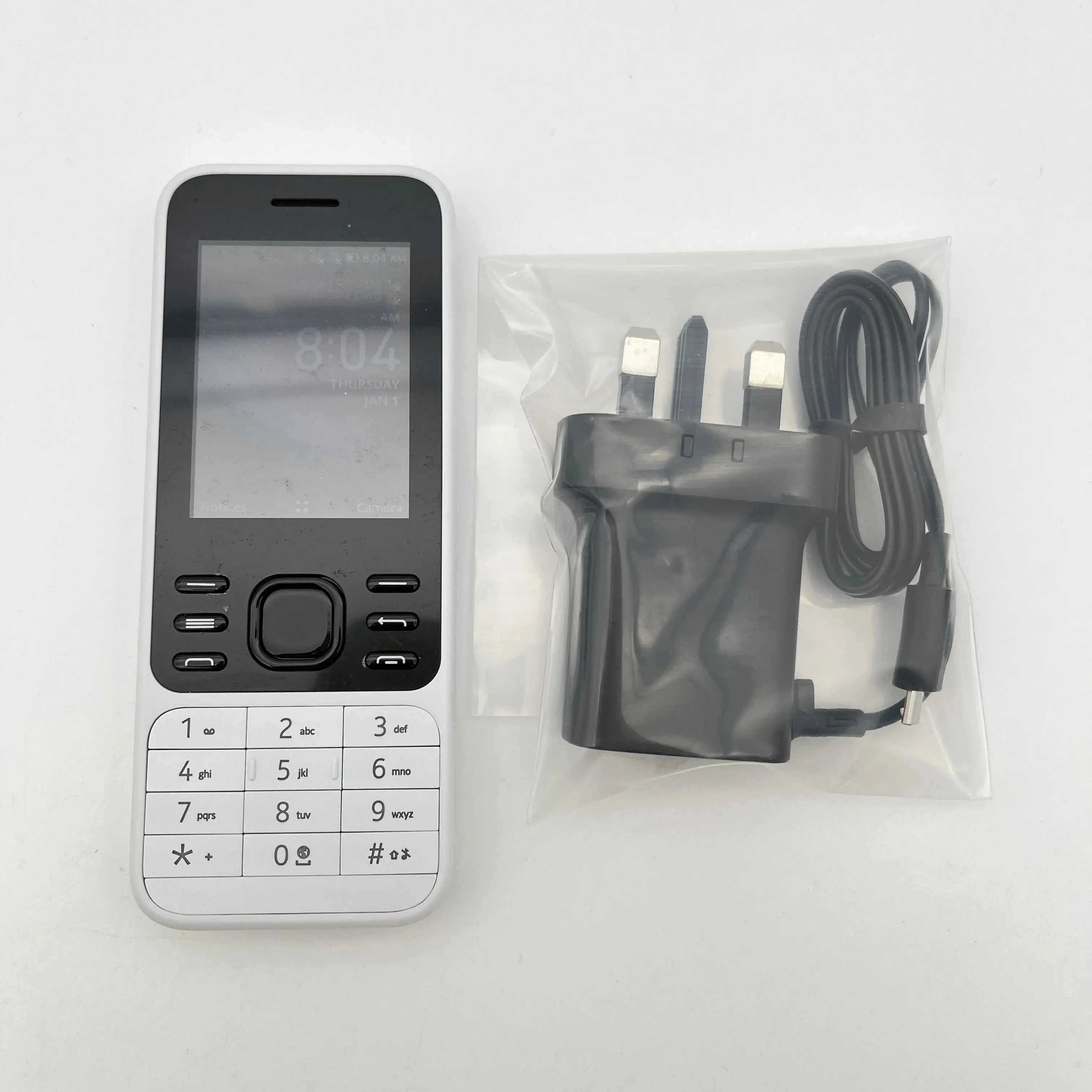 لوحة مفاتيح أصلية غير مقفلة 6300 4G ثنائية الشريحة GSM 900/1800/1900 4.0 بلوتوث للهاتف المحمول متعددة اللغات مصنوعة في فنلندا