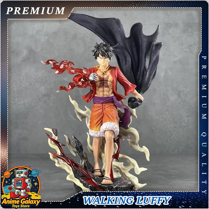 

One Piece Walking Luffy GK Ryuo Resonance Boxed Statue Scene Model Home Desk Decor Anime Collectible Display Hobby Holiday Gift
