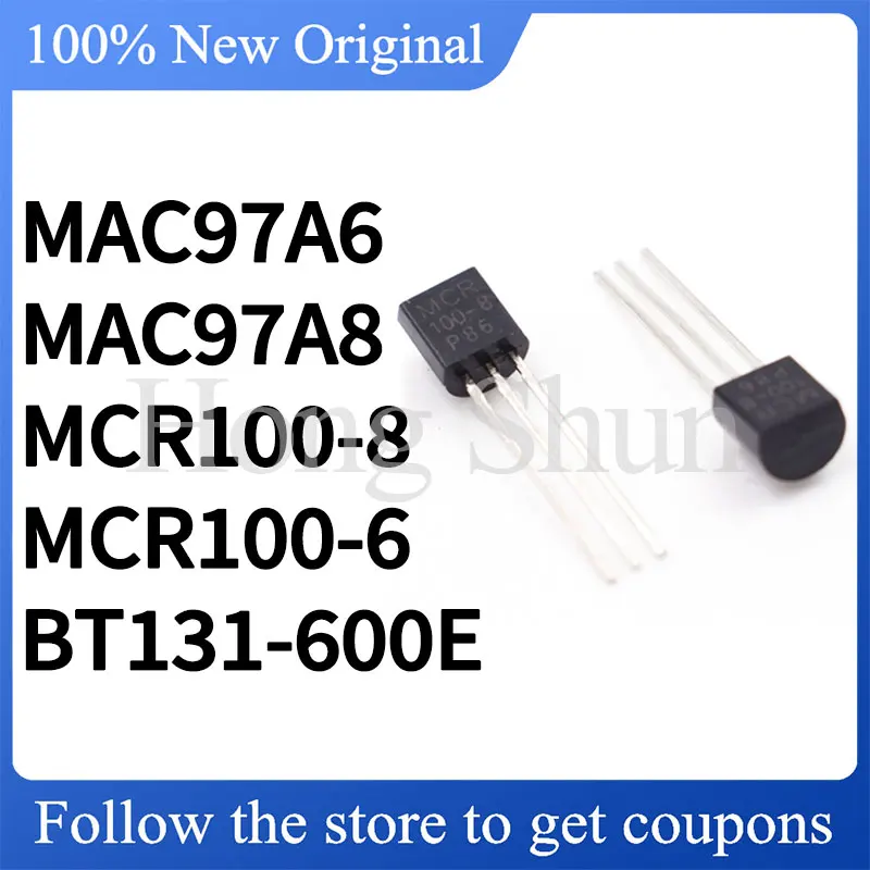 

10 шт. BT131-600E MCR100-8 MCR100-6 MAC97A8 MAC97A6 Стандартная версия