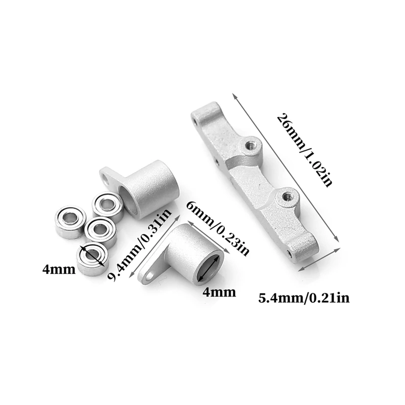 Комбинированный комплект рулевого управления для обновления радиоуправляемого автомобиля LOSI 1/24 Micro-B, аксессуары для обновления радиоуправляемого автомобиля