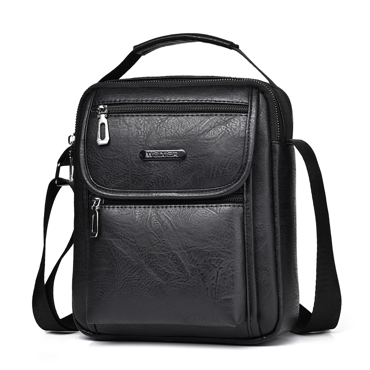 Men One Shoulder Cross body Bag Handbag Business Briefcases Casual Laptop Retro Office Male Tote Top Handle Messenger Bag