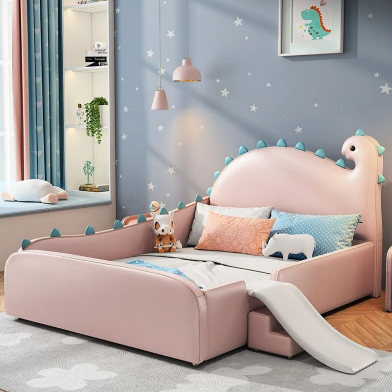 

Postmodern Boys Princess Double Bed Modern Luxury Loft Girls Children Beds Frames Baby Lit Nordic Relaxing Trendy Furniture