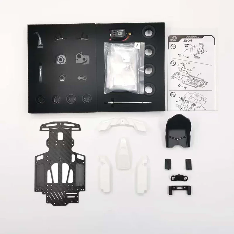 JDMODEL JDM-298 Simulatie Go Kart Model Kit voor 1/10 RC Track Go Kart Model Auto