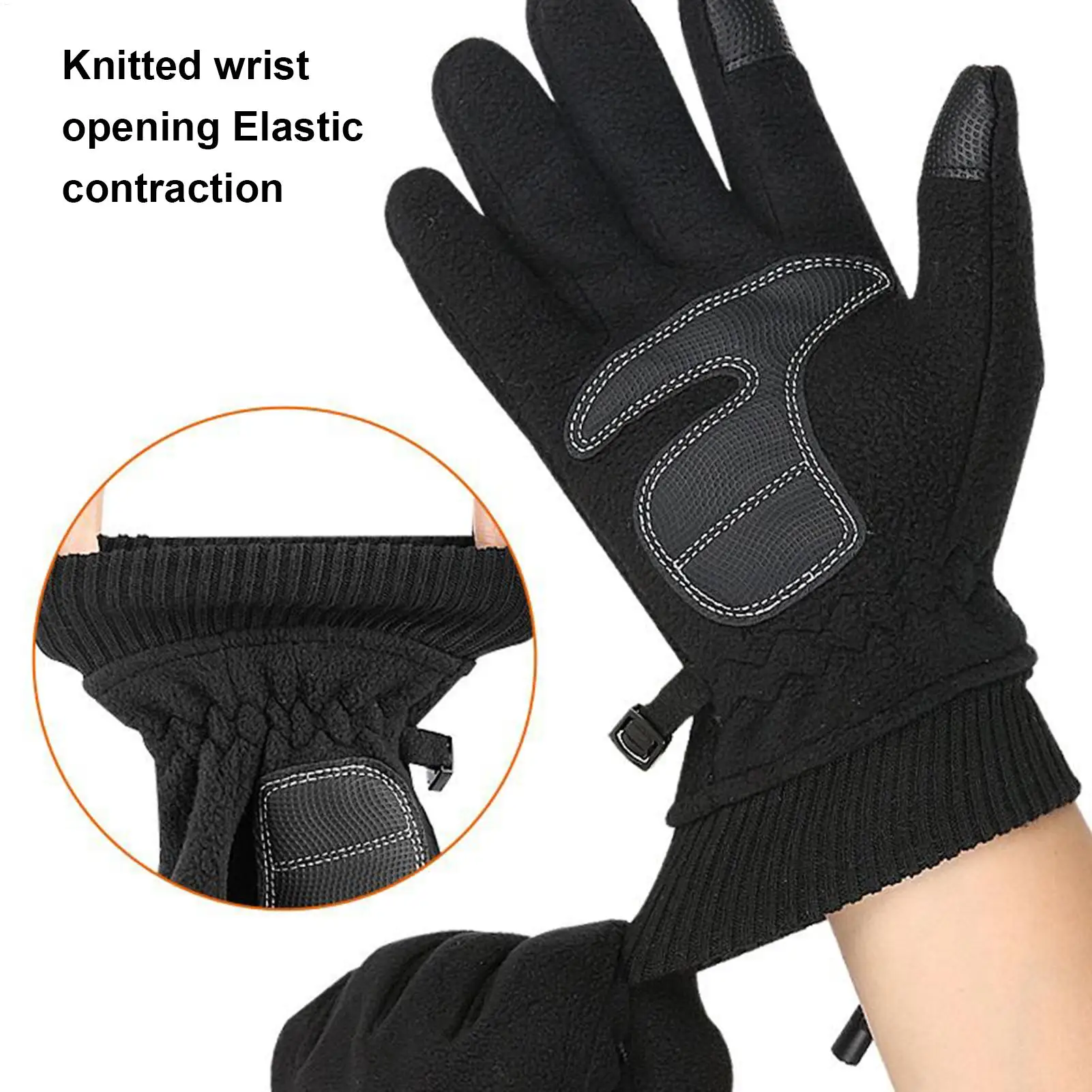 Guanti riscaldati elettrici Touch Screen Guanti riscaldanti elettrici invernali Guanti antivento Guanti invernali da ciclismo per sport all'aria aperta