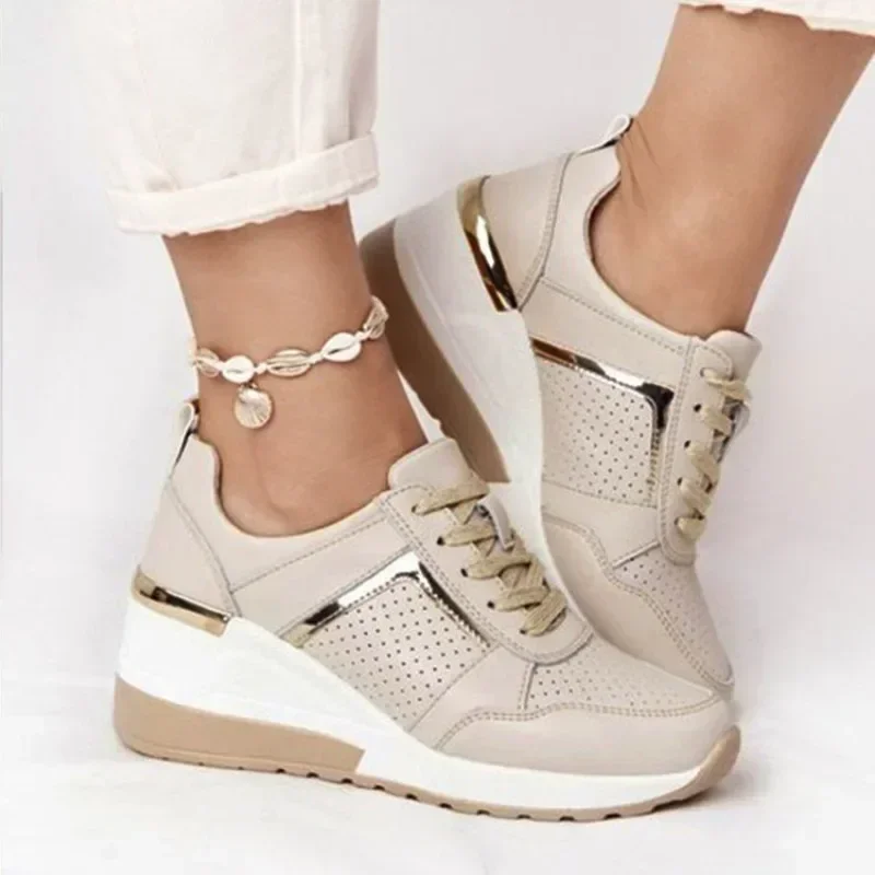 

Large Size Women's Sneakers New Casual Shoes for Women 2025 High Quality Women's Wear-resistant Platform Shoes Tenis De Mujer