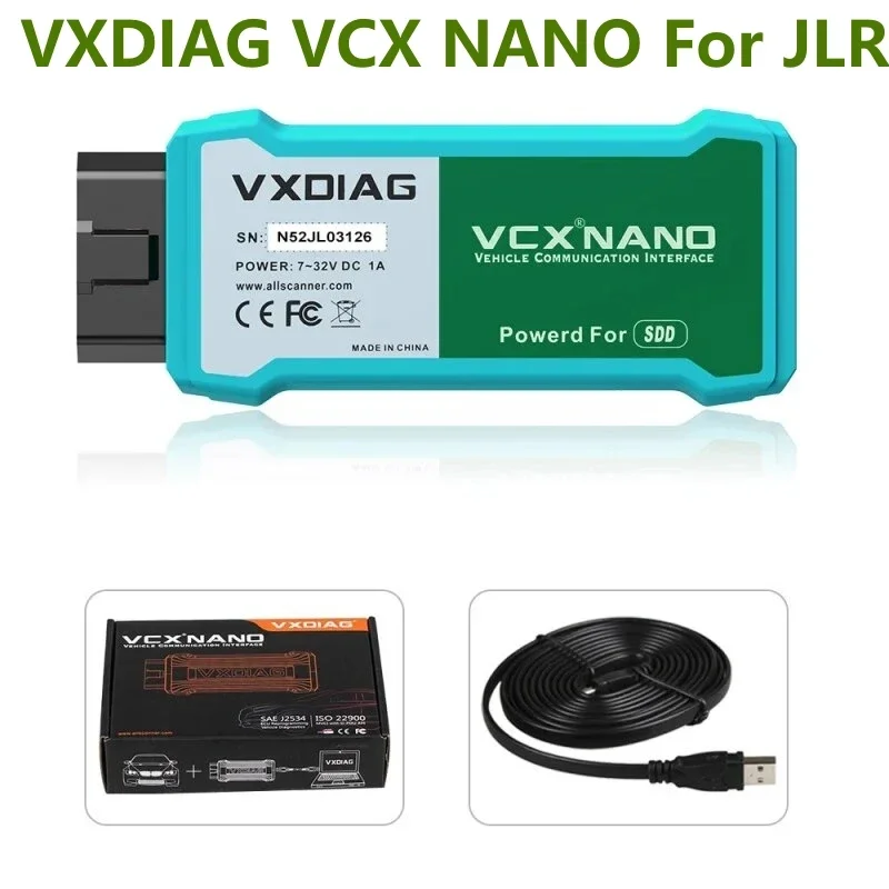 

Best VXDIAG VCX NANO For JLR V164 for Land Rover / Jaguar 2 in 1 Car Diagnostic Tool Wifi Version A+++