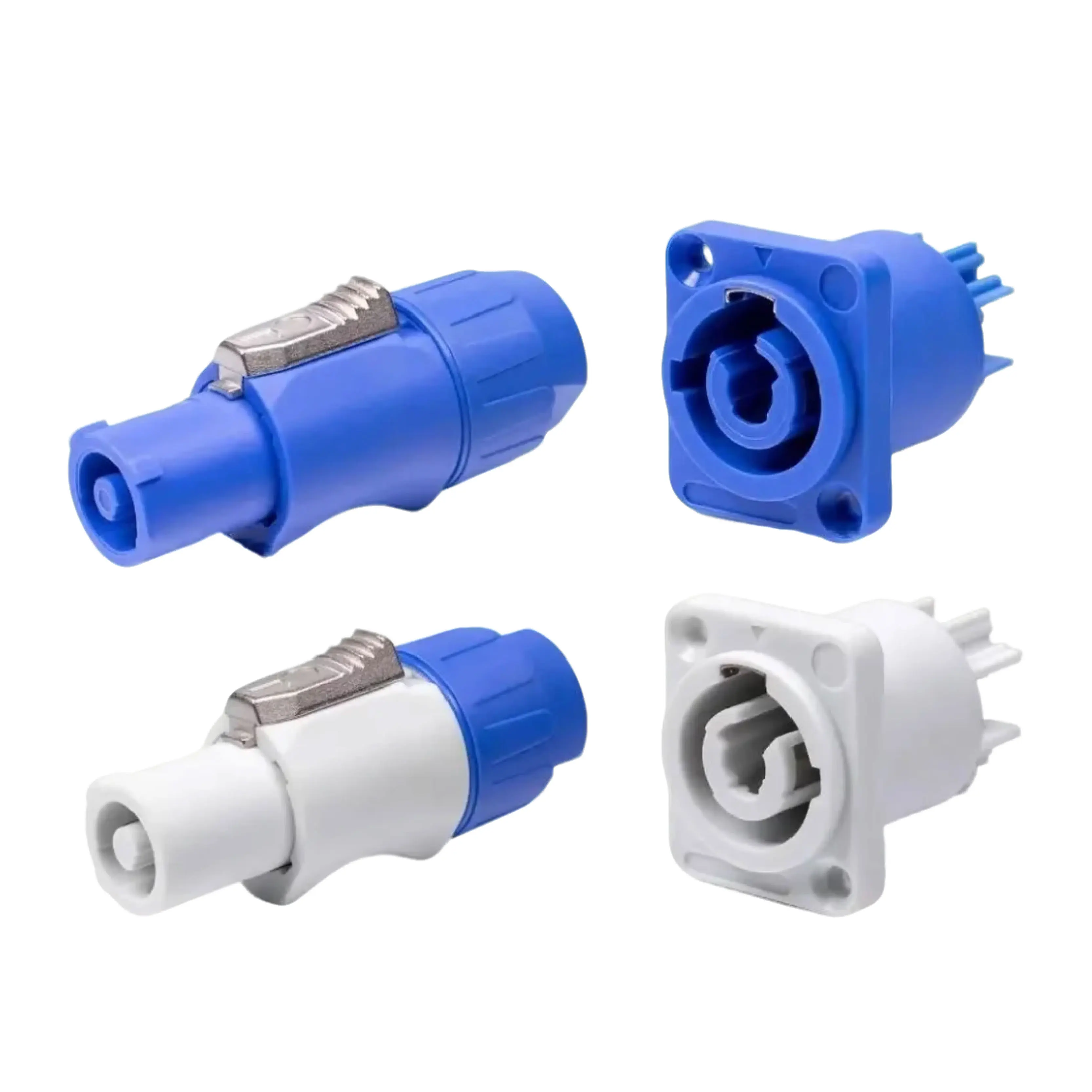 Lockable Cable Male Plug Chassis Female Socket Powercon Connector