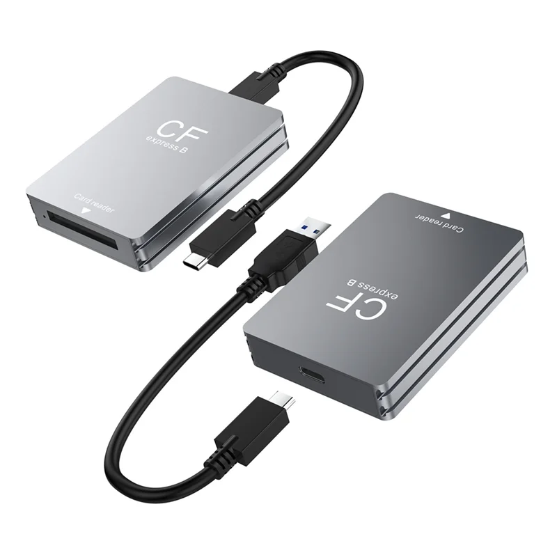 

GO-Cfexpress Type B Card Reader USB3.2 Gen2 10Gbps Cfexpress Reader Memory Card Adapter With USB C To USB C/A Cable