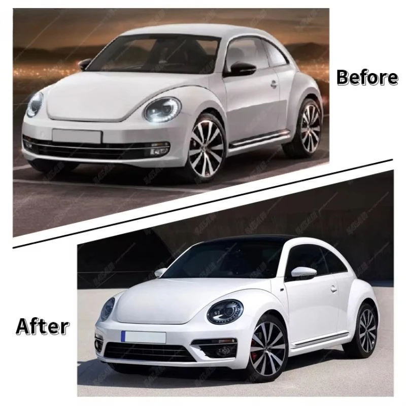 

High Quality Body Kit for Volkswagens Beetle Update R-line Style with Front Bumper Front Lip Fog Light
