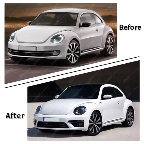 High Quality Body Kit for Volkswagens Beetle Update R-line Style with Front Bumper Front Lip Fog Light 10 best sales body kit volkswagen beetle - №1