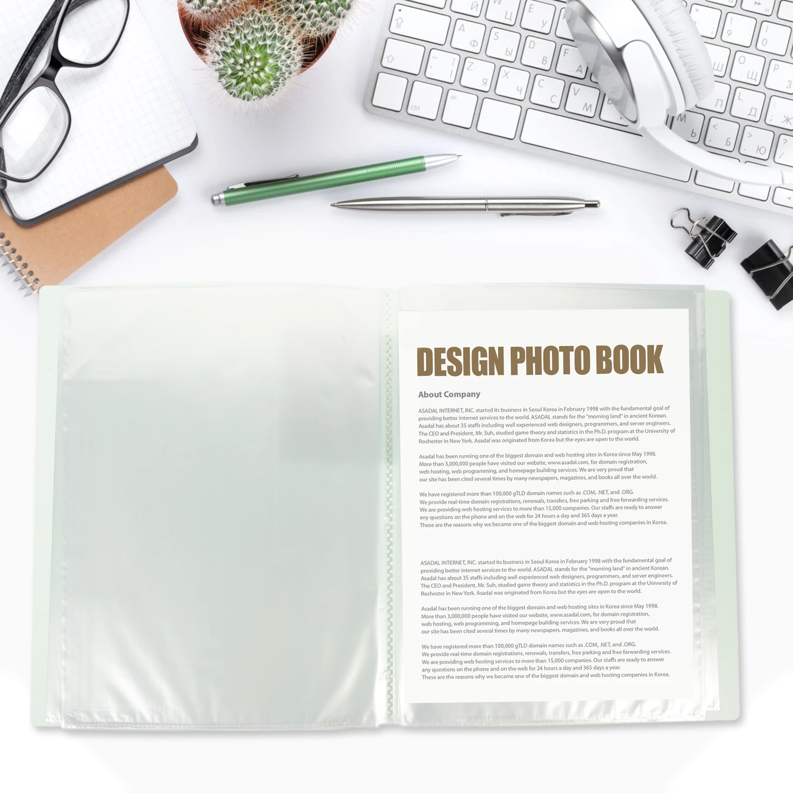 

File Organizer Folder Transparent Document Storage Multi-Use Office Home Presentation Folder Practical Vertical Insert Display