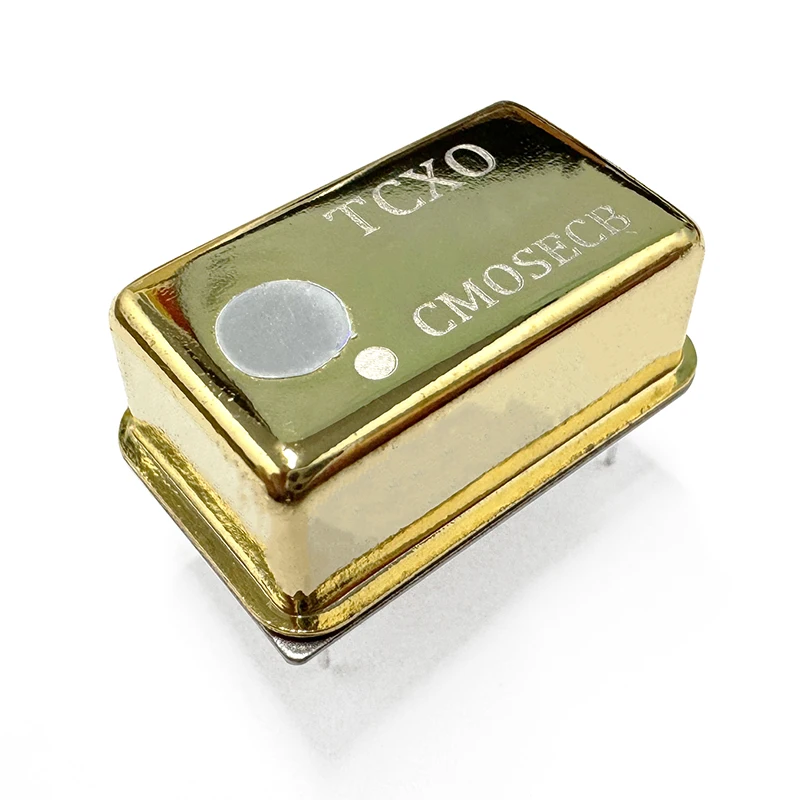 

TCXO DIP-14 134.217728MHZ Позолоченный прямоугольный кварцевый генератор с температурной компенсацией Золотой 3,3 В-5 В 0,1 PPM