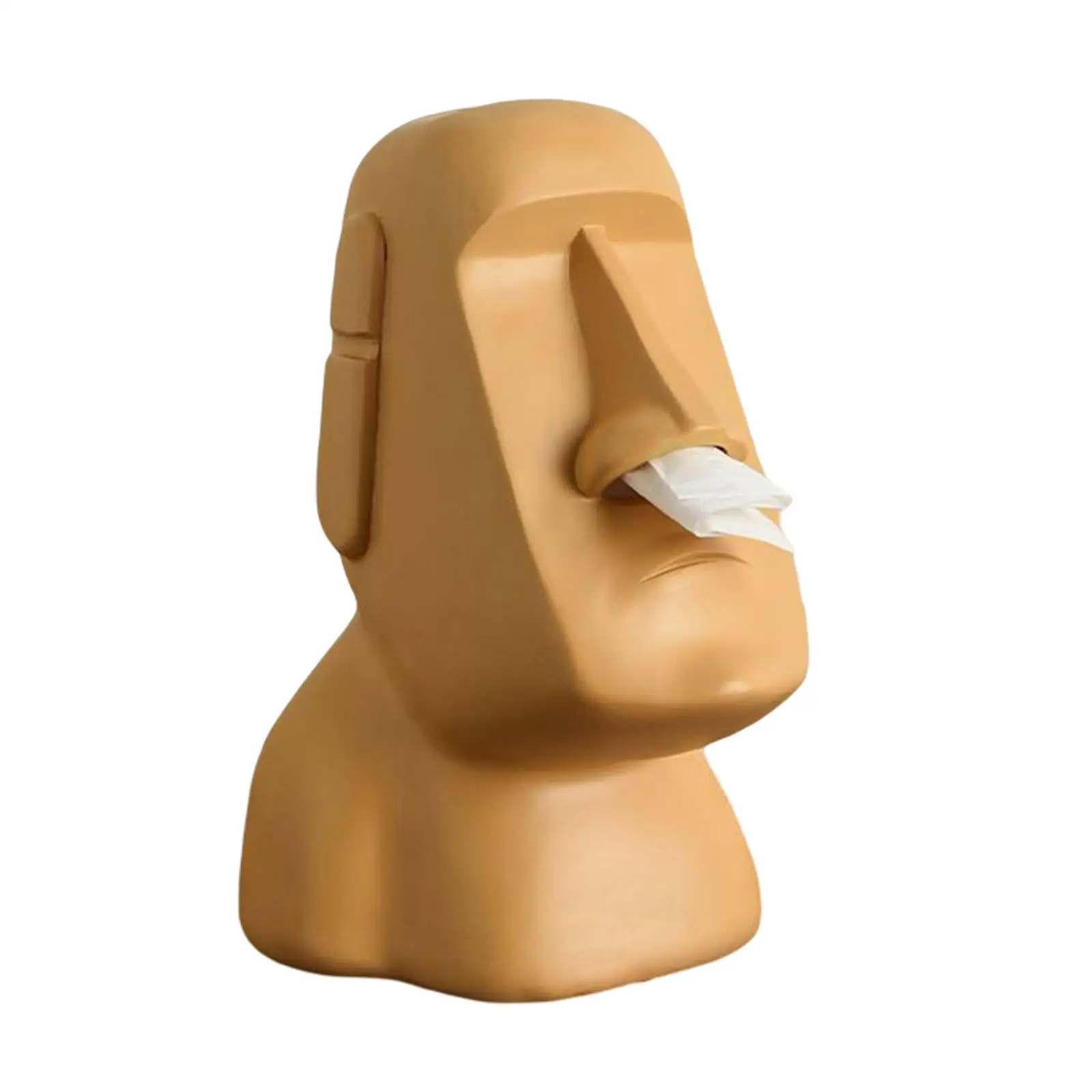 Stone Figure Facial Tissue Box Napkin Holder Paper Towel Dispenser Container for Office Bathroom Bedroom Home Decoration