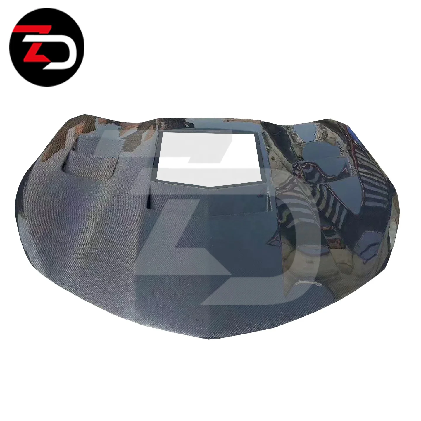 

New Arrived Body Kits Carbon Engine Hood Bonnet Glass Auto Parts Suitable for chevlet CAMARO