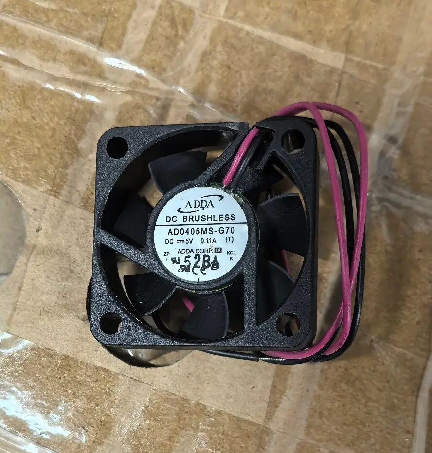 Original AD0405MS-G70, 5V 0.11A 4010 two-wire silent cooling fan