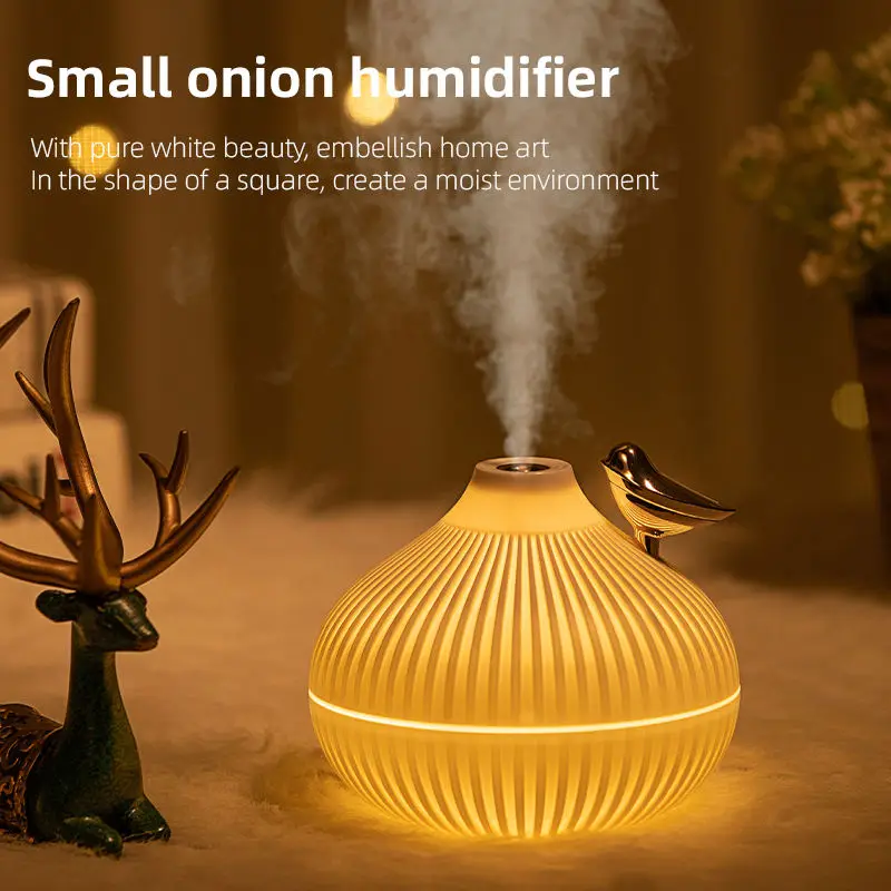 Portable Color LED Light Mini 300ml H2O Mist Humidifier USB Cool Mist Air Humidifier