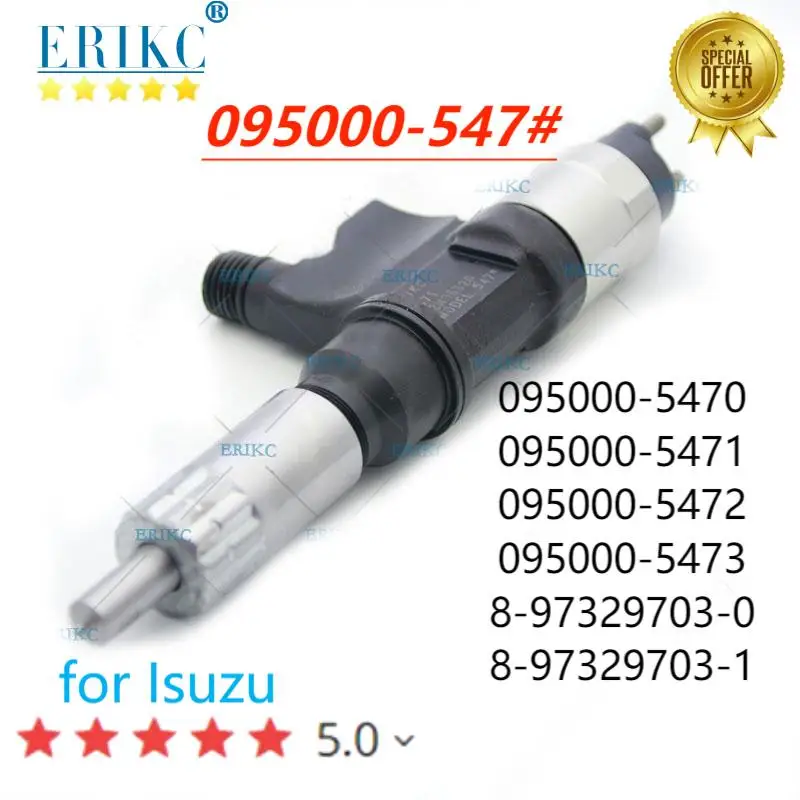 

095000-5471 Common Rail Injector 095000-5470 Diesel Engine Injector 8-97329703-# for Isuzu N-Series 4HK1 5.2L 6HK1