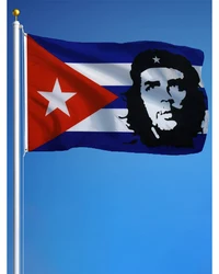 60x90cm 90x150cm Guevara With Cuba Flag Banner Tapestry