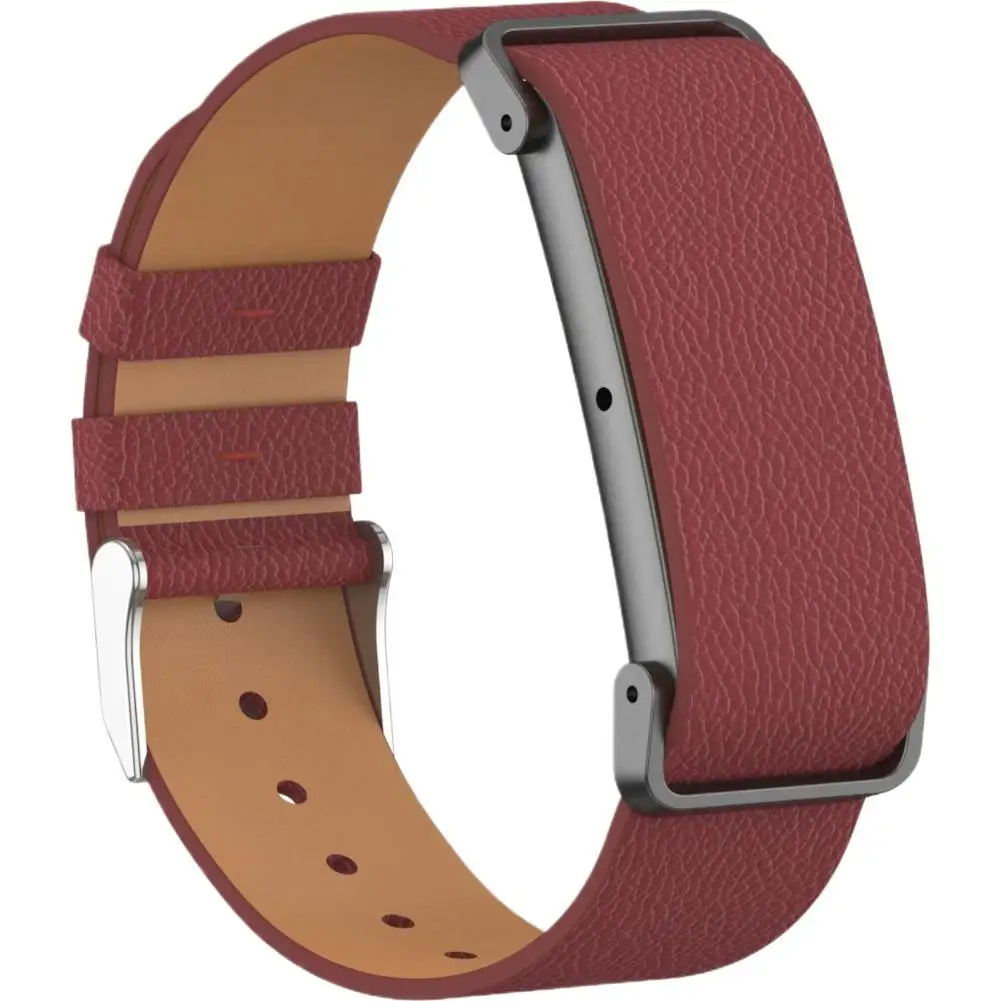 Leder-Uhrenarmband für Google Fitbit Air, Metallrahmen-Ersatzarmband für Google Sport-Uhrenarmband-Zubehör – Detail 4