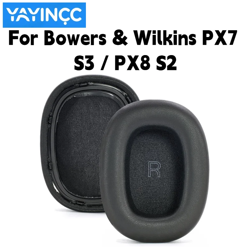 Ersatz-Lammfell-Kopfbügelkissen & Ohrpolster mit Kunststoffschnalle für Bowers & Wilkins PX7 S3 PX8 S2 Kopfhörer Reparaturteile – Detail 5