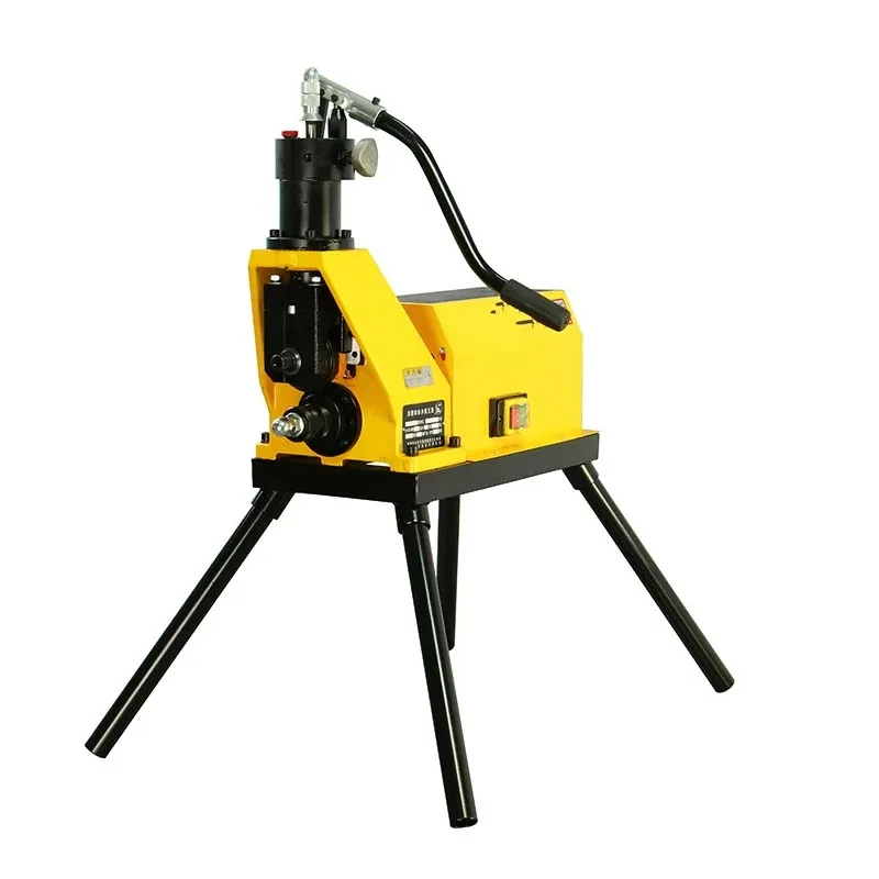 Pipe Rolling Groove Tapping Machine 380V/220V  Electro-Hydraulic Iron Pipe Grooving   Machine Stainless Steel