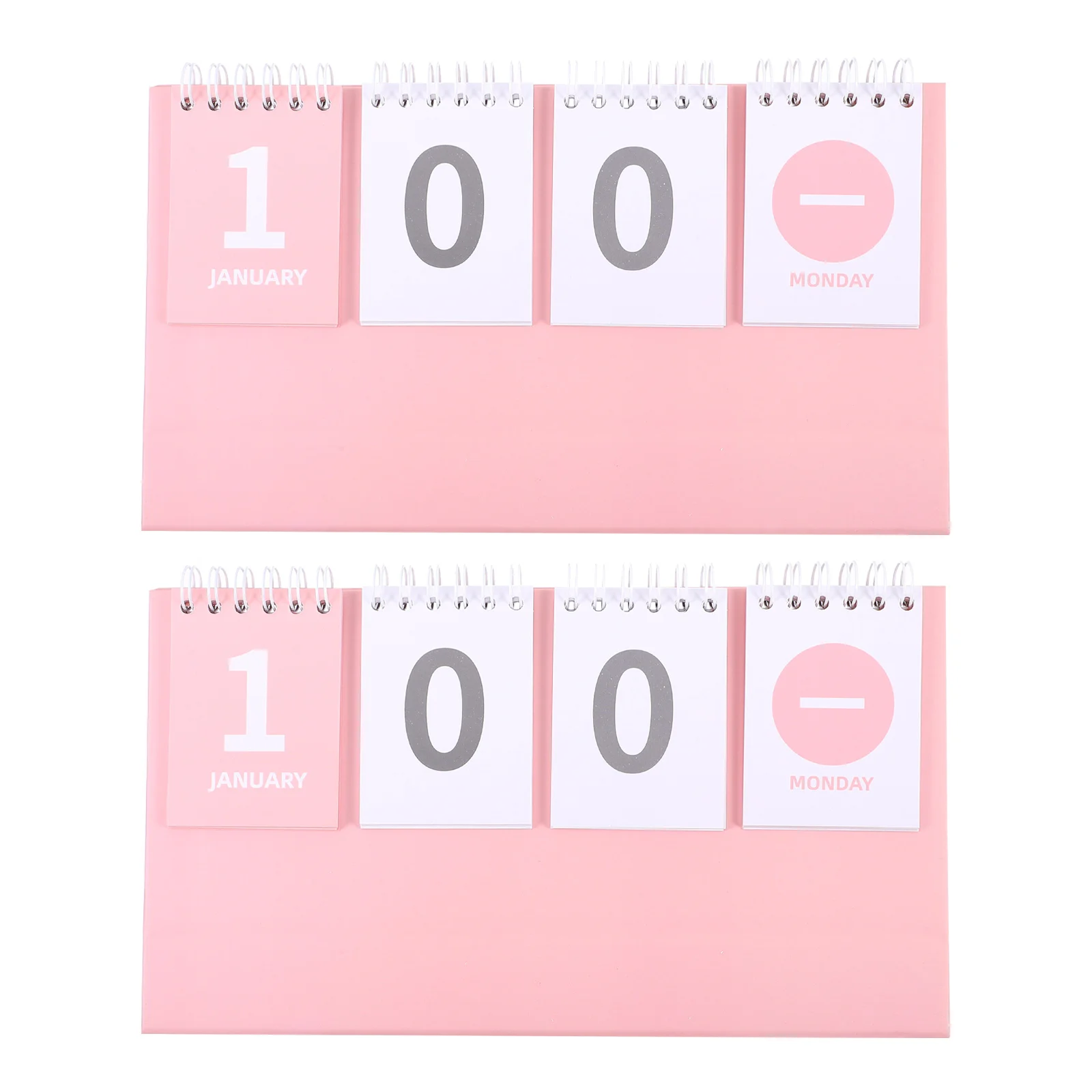 

2 Pcs Perpetual Calendar Countdown Desk Home Decor Calendars Paper 2022 Planning Decorative