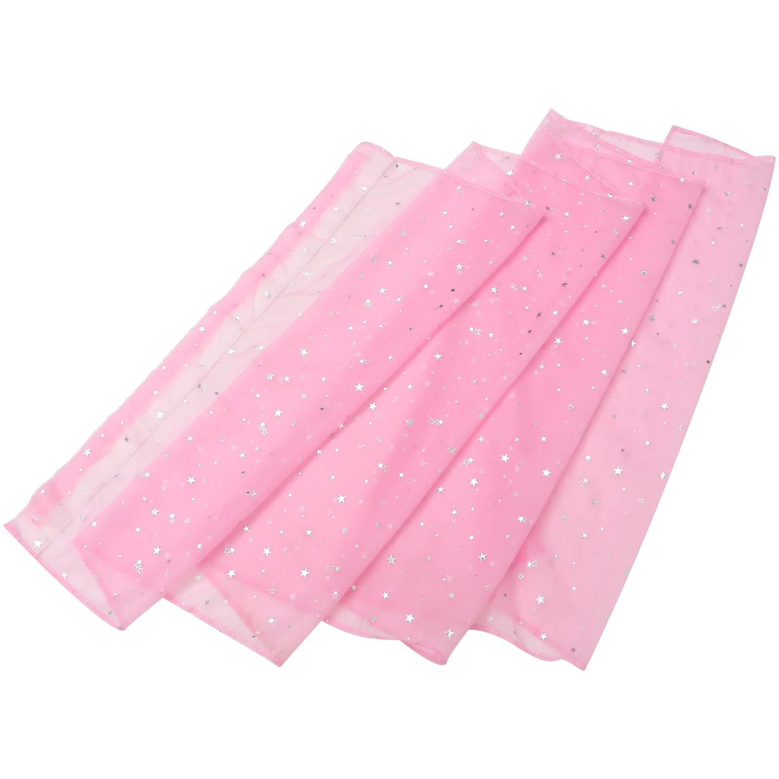 

Window Sheer Curtain Stars Pattern Semi Sheer Drape for Bedroom Living Room Bathroom Decorative Net Curtain Home Window