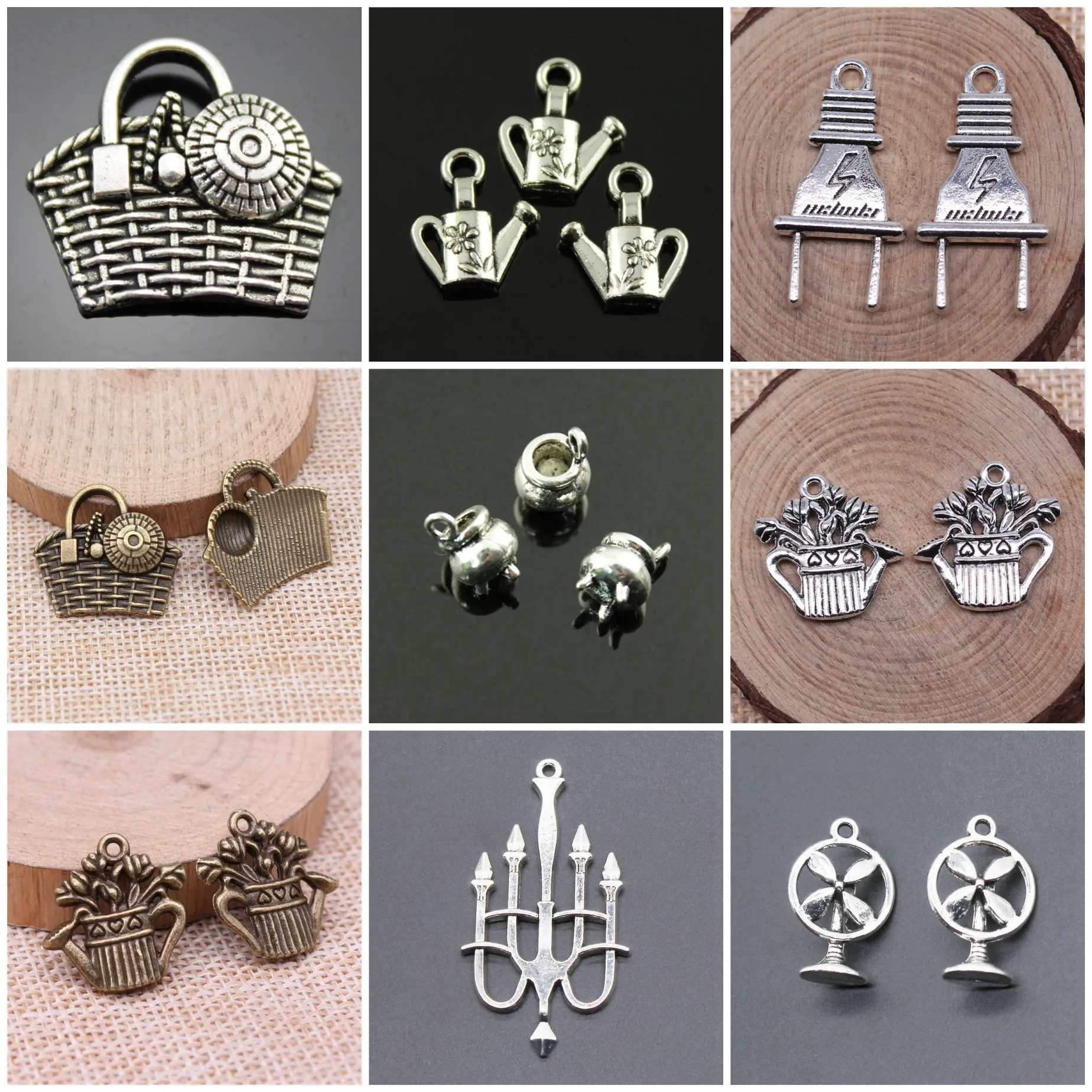 Household Furniture Shaped Charms Pendant Daily Jewelry Parts Pendant Charms For Keychain Earring Necklace Jewelry Accessories view 3