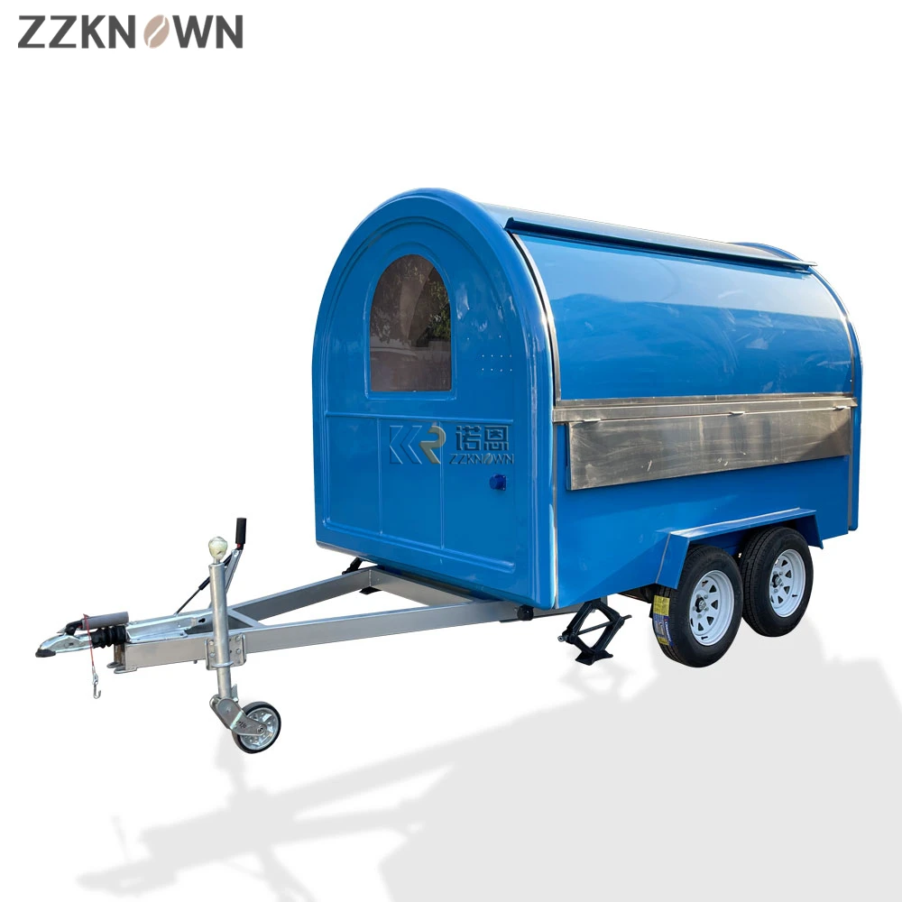 Customized Food Trailer Mobile Food Kiosk Truck Kitchen for Hamburger and Hot Dog with CE