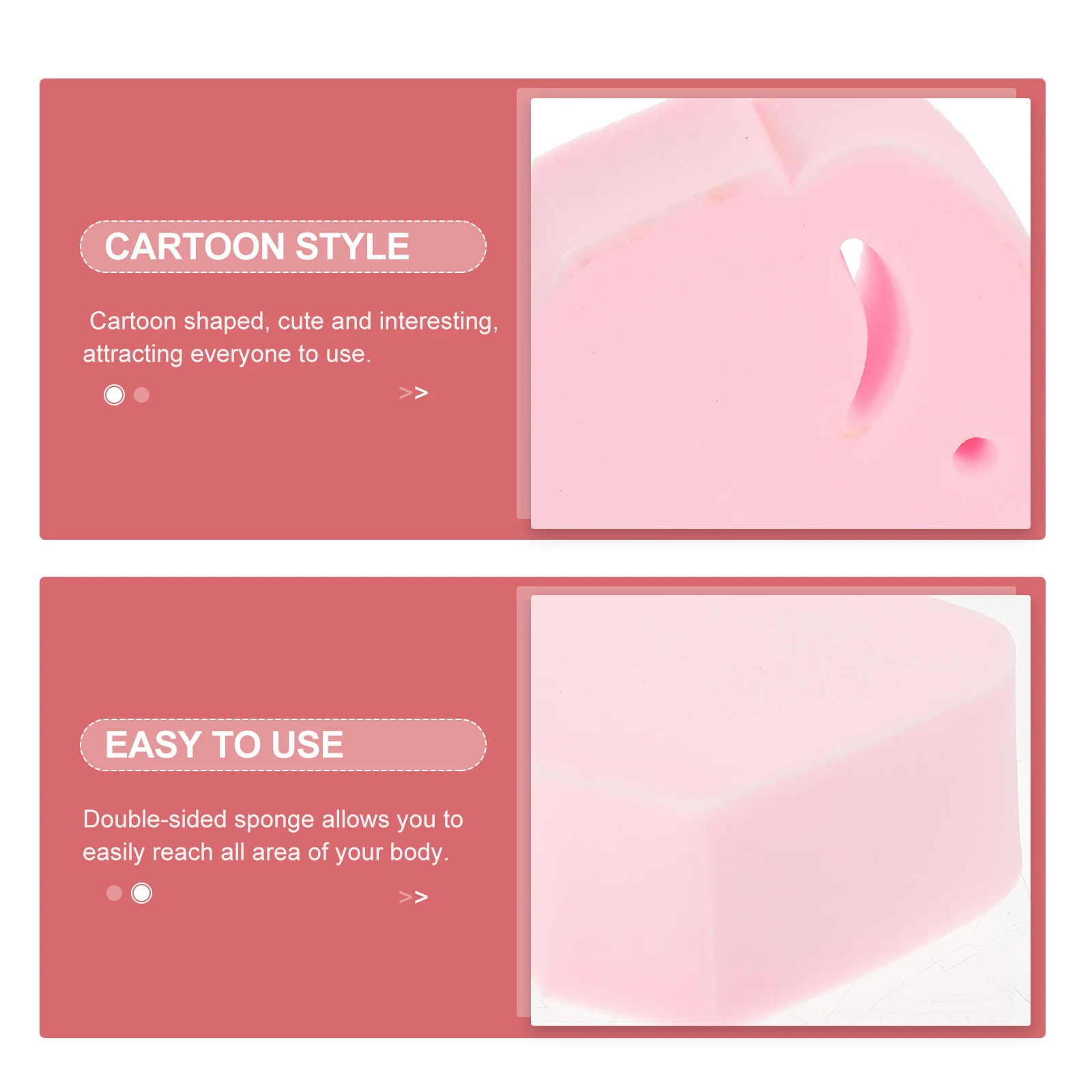 

3Pcs Bath Sponges Pva Material Durable Long Lasting Body Scrubber for Relaxing Baths Shower Sponge Sponge for Bathing