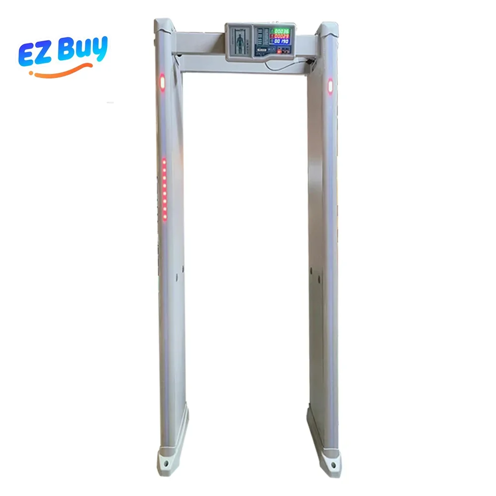 Detector metales 6 zonas para seguridad escolar, escaneo corporal, equipo de seguridad bajo precio