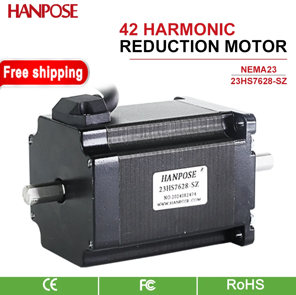 23HS7628-SZ 57 duoble shaft motor NEMA23 CNC Stepper motor 57x76mm 2.8A 189N.Cm  for 3D Medical machinery